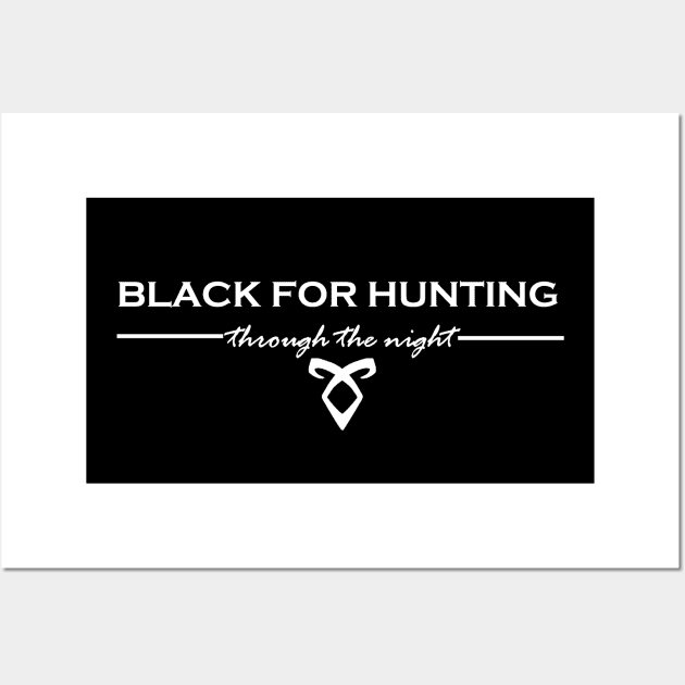 Black for Hunting Wall Art by rainilyahead